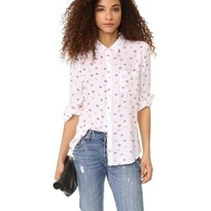 Rails kiss me lip shirt